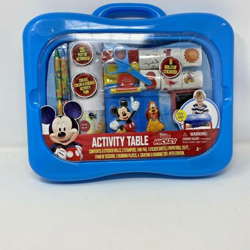 Disney Mickey Mouse Activity Table Carry Case